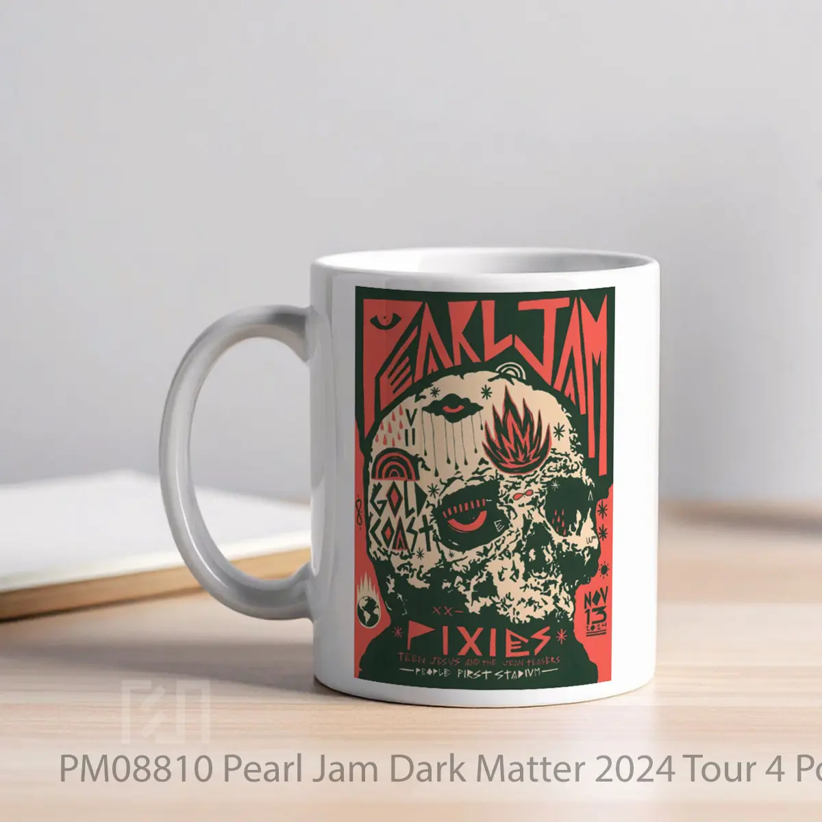 Mug Pearl Jam Dark Matter 2024 Tour 4 MPM08810 - All-side / Desain