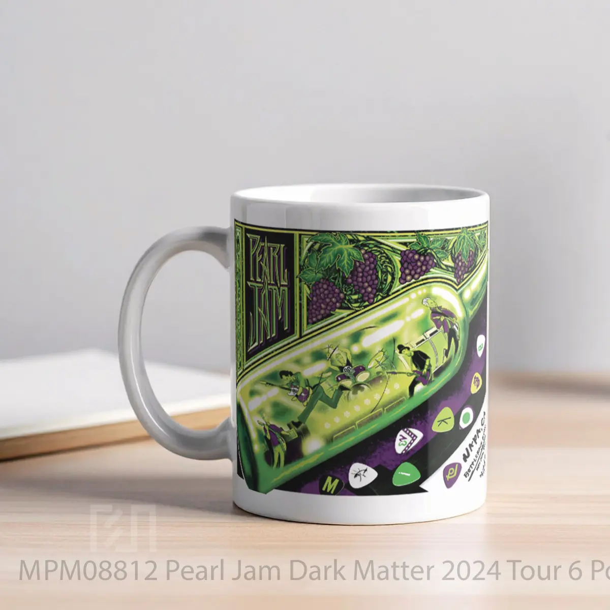 Mug Pearl Jam Dark Matter 2024 Tour 6 MPM08812 - All-side / Desain