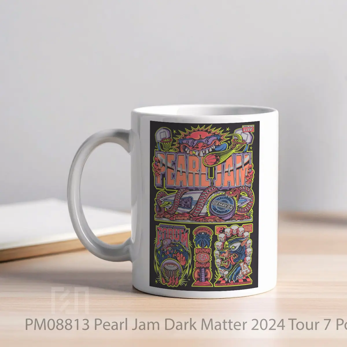 Mug Pearl Jam Dark Matter 2024 Tour 7 MPM08813 - All-side / Desain