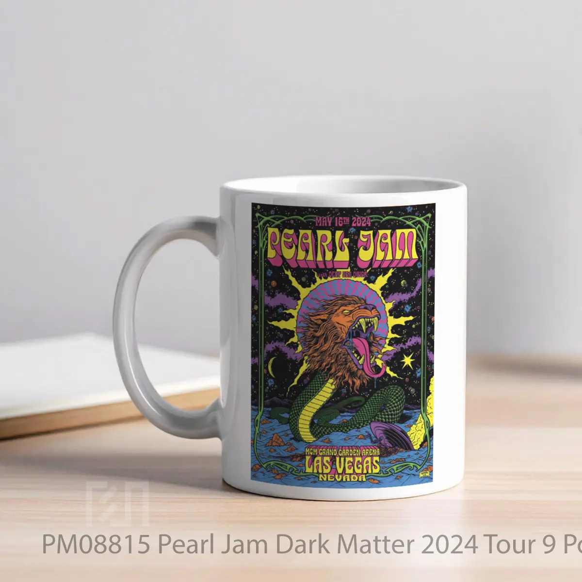 Mug Pearl Jam Dark Matter 2024 Tour 9 MPM08815 - All-side / Desain