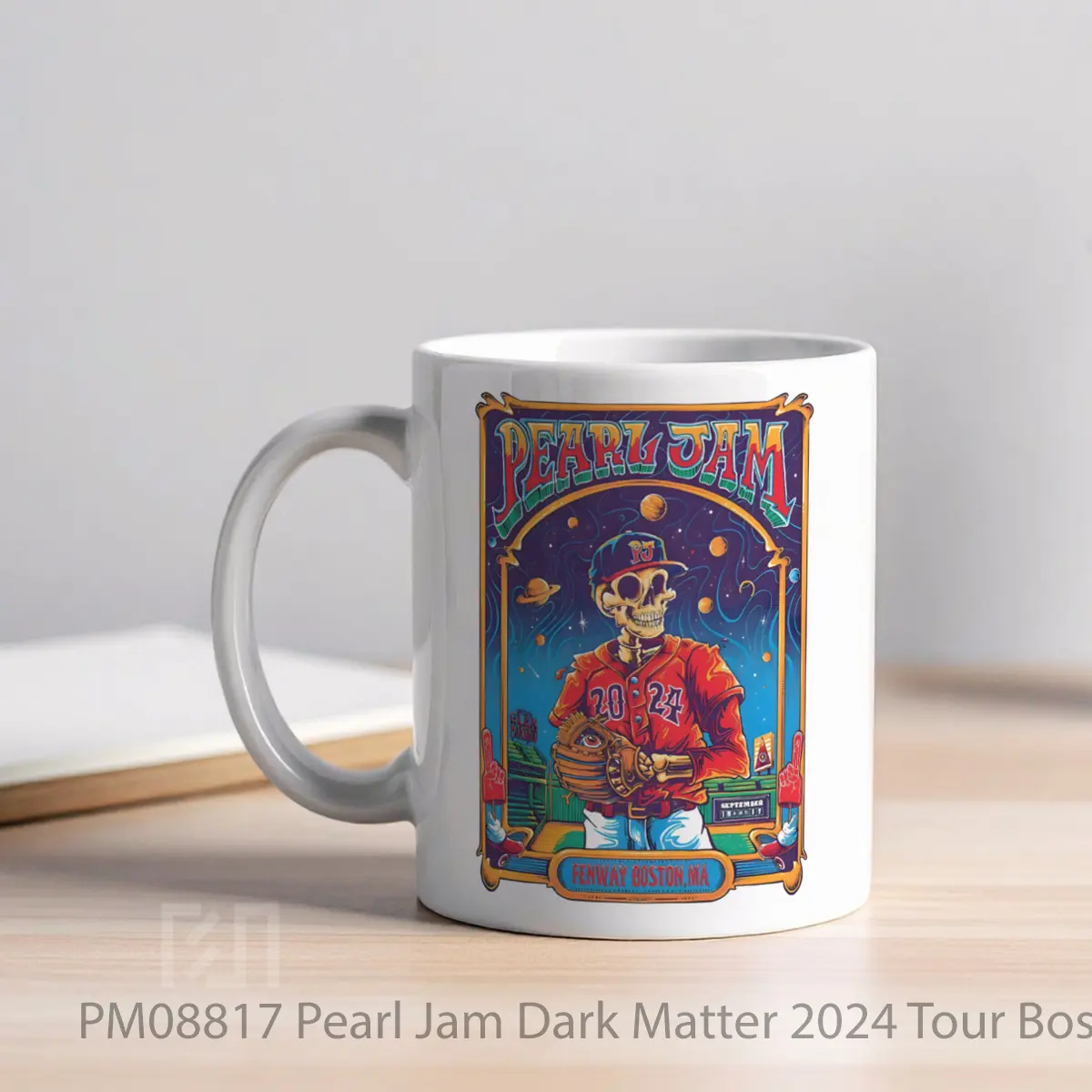 Mug Pearl Jam Dark Matter 2024 Tour Boston Fenway Park Varian 2 MPM08817 - All-side / Desain