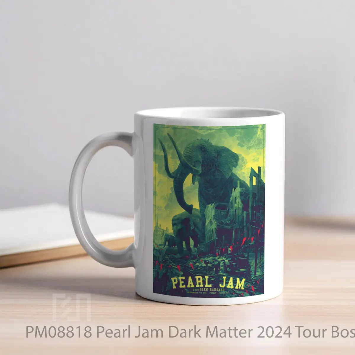 Mug Pearl Jam Dark Matter 2024 Tour Boston Fenway Park Varian 3 MPM08818 - All-side / Desain