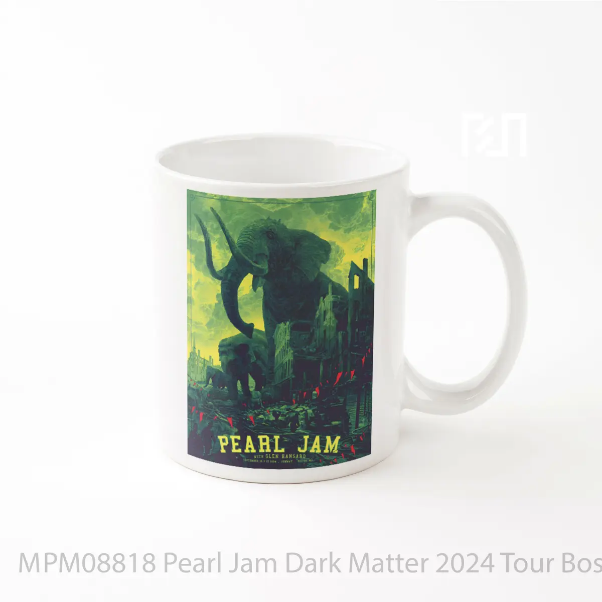 Mug Pearl Jam Dark Matter 2024 Tour Boston Fenway Park Varian 3 MPM08818