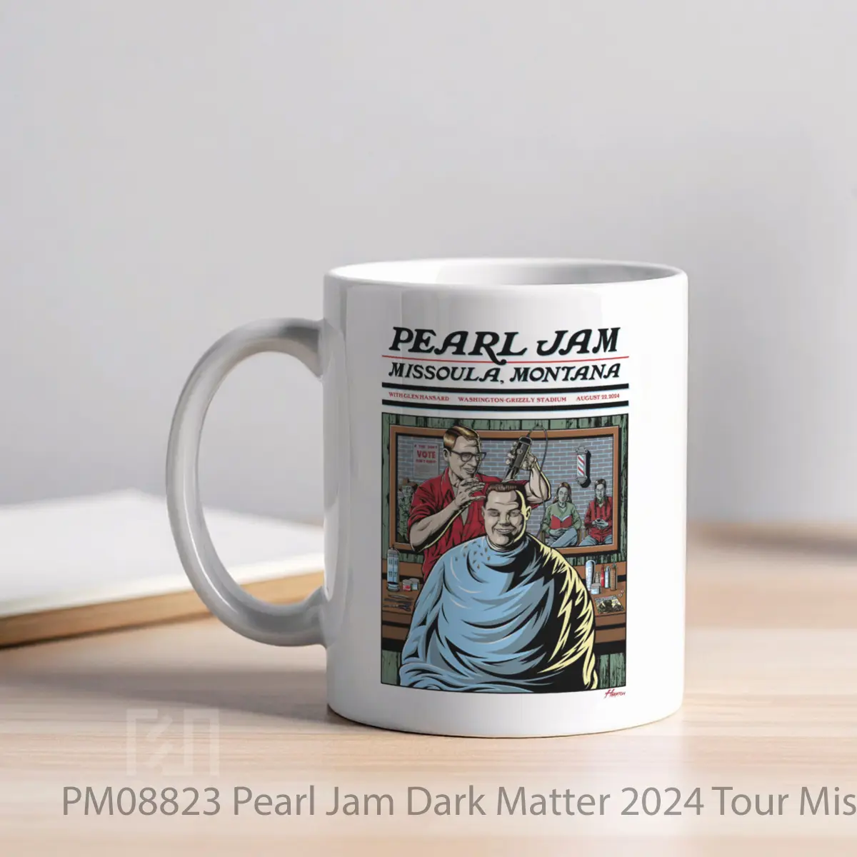 Mug Pearl Jam Dark Matter 2024 Tour Missoula MPM08823 - All-side / Desain