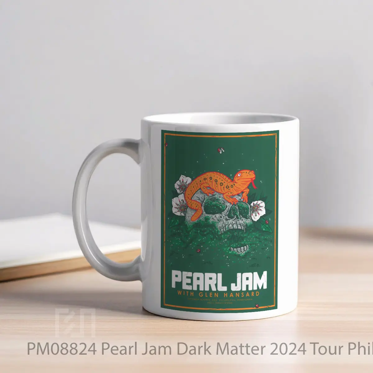 Mug Pearl Jam Dark Matter 2024 Tour Philadelphia Wells Fargo Center MPM08824 - Tampak Tengah