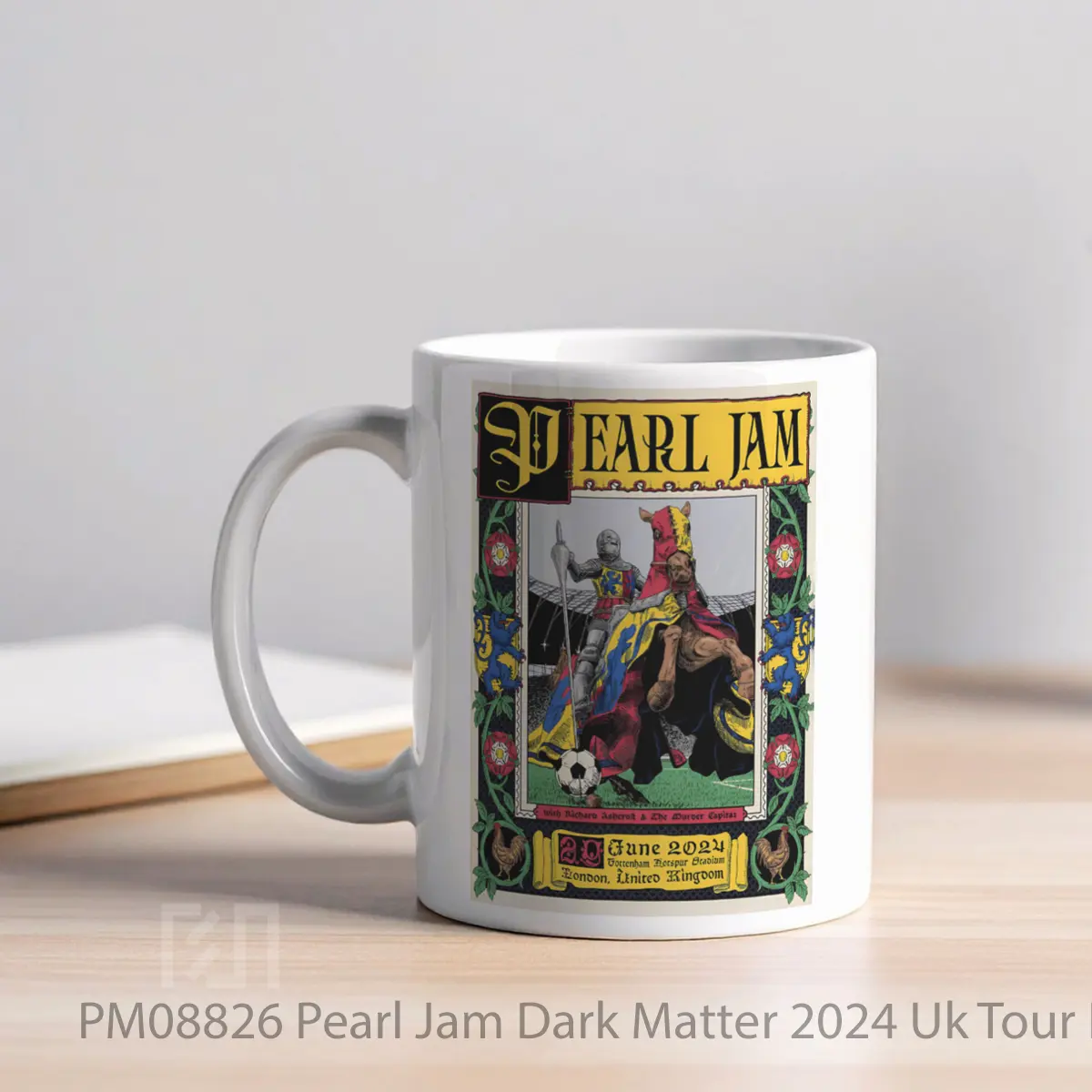 Mug Pearl Jam Dark Matter 2024 Uk Tour London Tottenham Hotspur Stadium Varian 2 MPM08826 - All-side / Desain