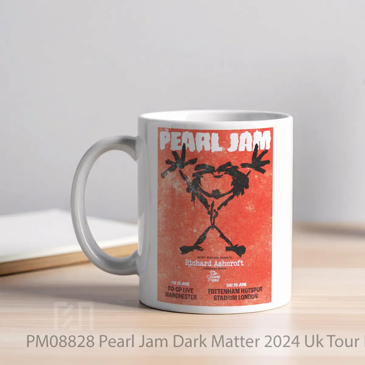 Mug Pearl Jam Dark Matter 2024 Uk Tour MPM08828 - All-side / Desain