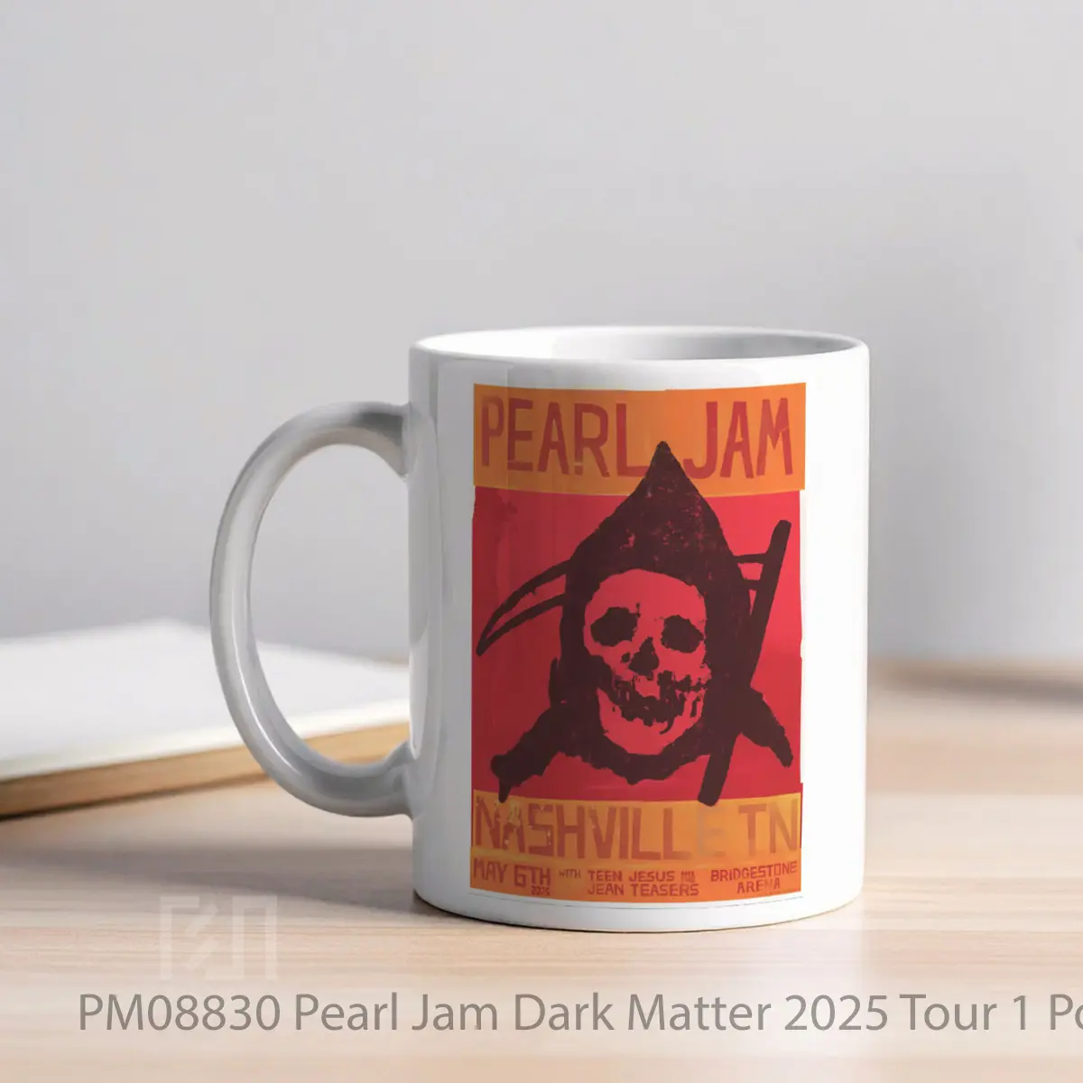 Mug Pearl Jam Dark Matter 2025 Tour 1 MPM08830 - All-side / Desain