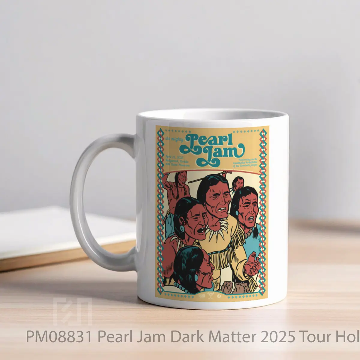 Mug Pearl Jam Dark Matter 2025 Tour Hollywood Fl Hard MPM08831 - All-side / Desain