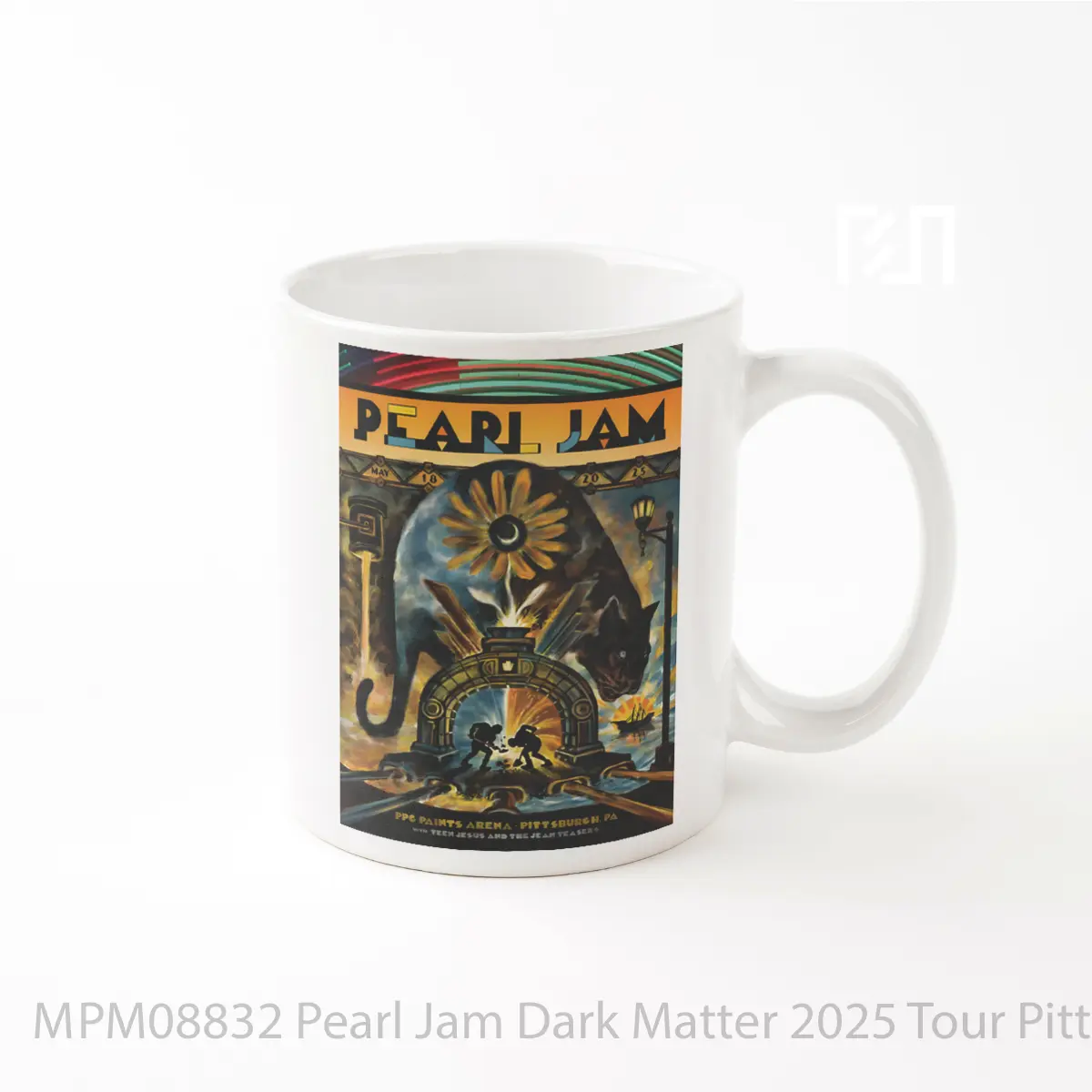 Mug Pearl Jam Dark Matter 2025 Tour Pittsburgh MPM08832