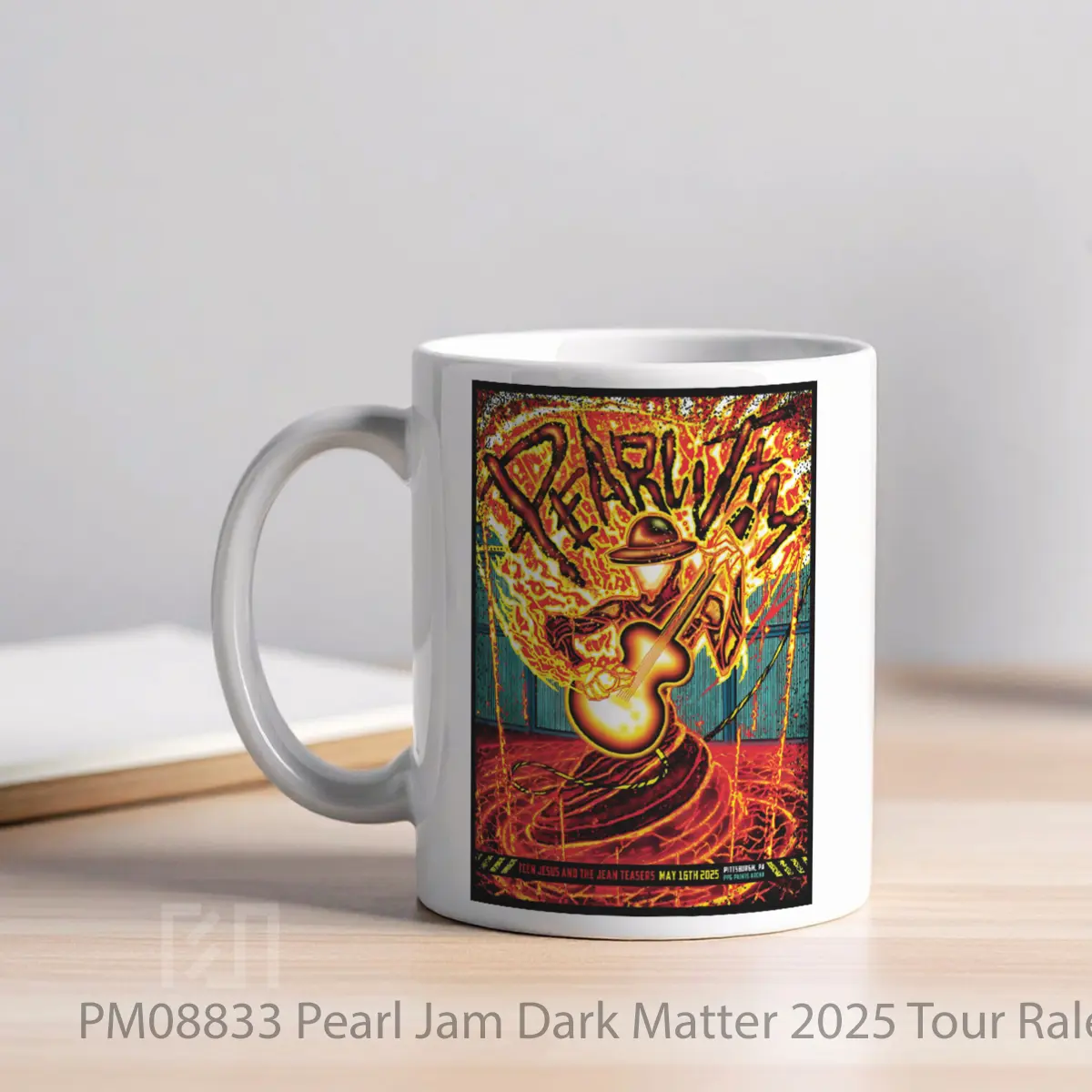 Mug Pearl Jam Dark Matter 2025 Tour Raleigh Alt MPM08833 - All-side / Desain