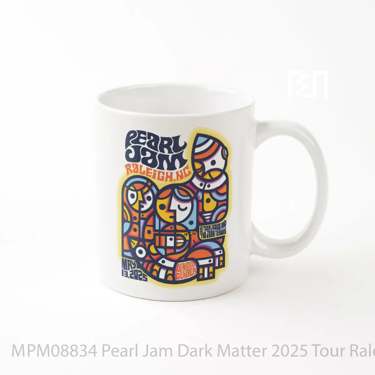 Mug Pearl Jam Dark Matter 2025 Tour Raleigh MPM08834