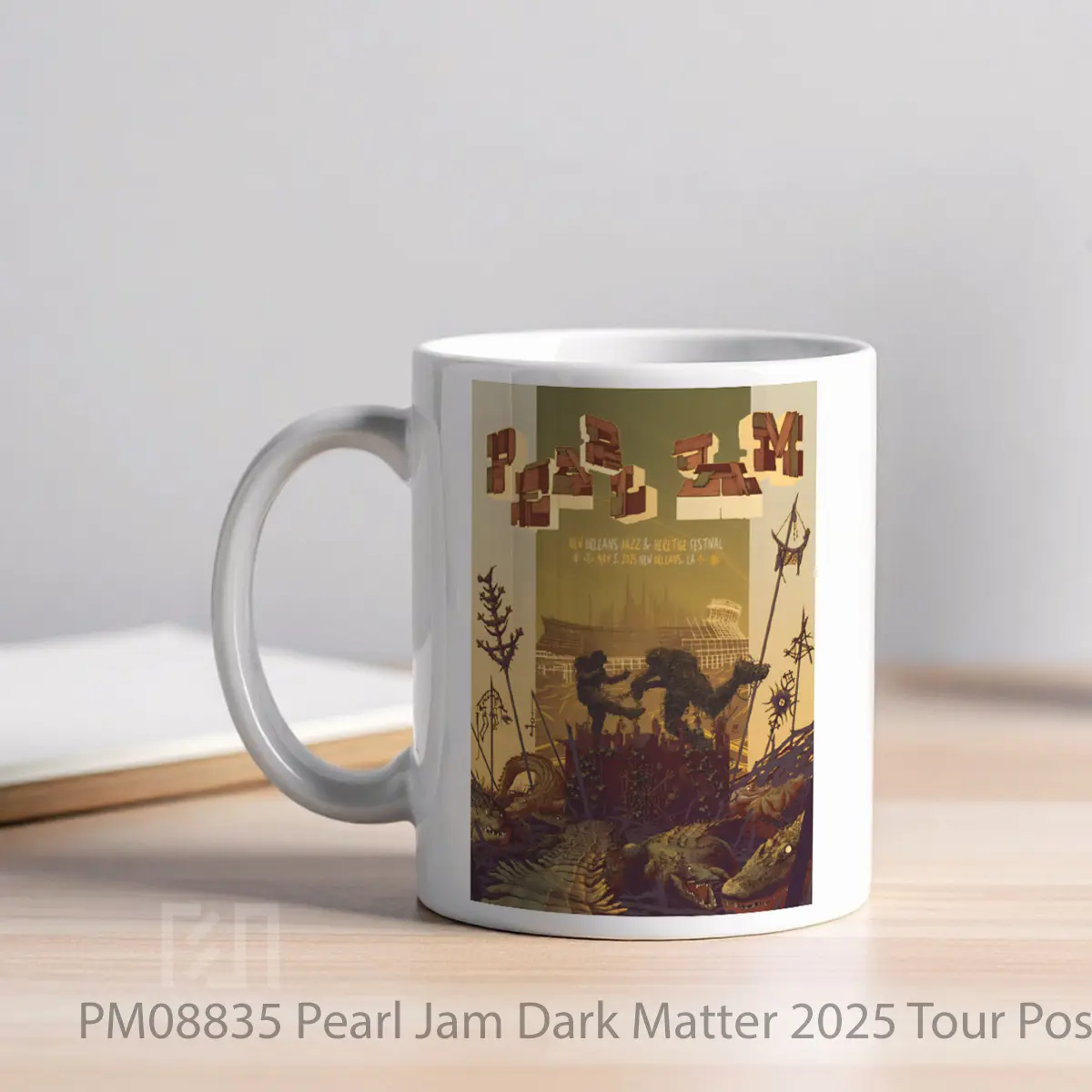 Mug Pearl Jam Dark Matter 2025 Tour MPM08835 - All-side / Desain