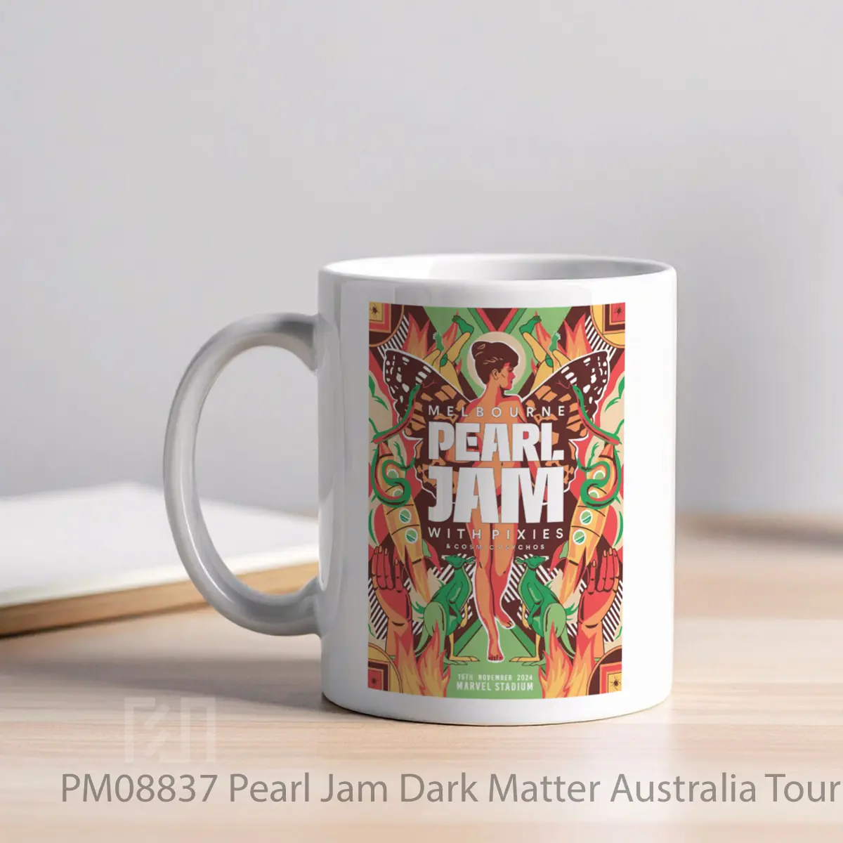 Mug Pearl Jam Dark Matter Australia Tour 2024 Melbourne 1 MPM08837 - All-side / Desain