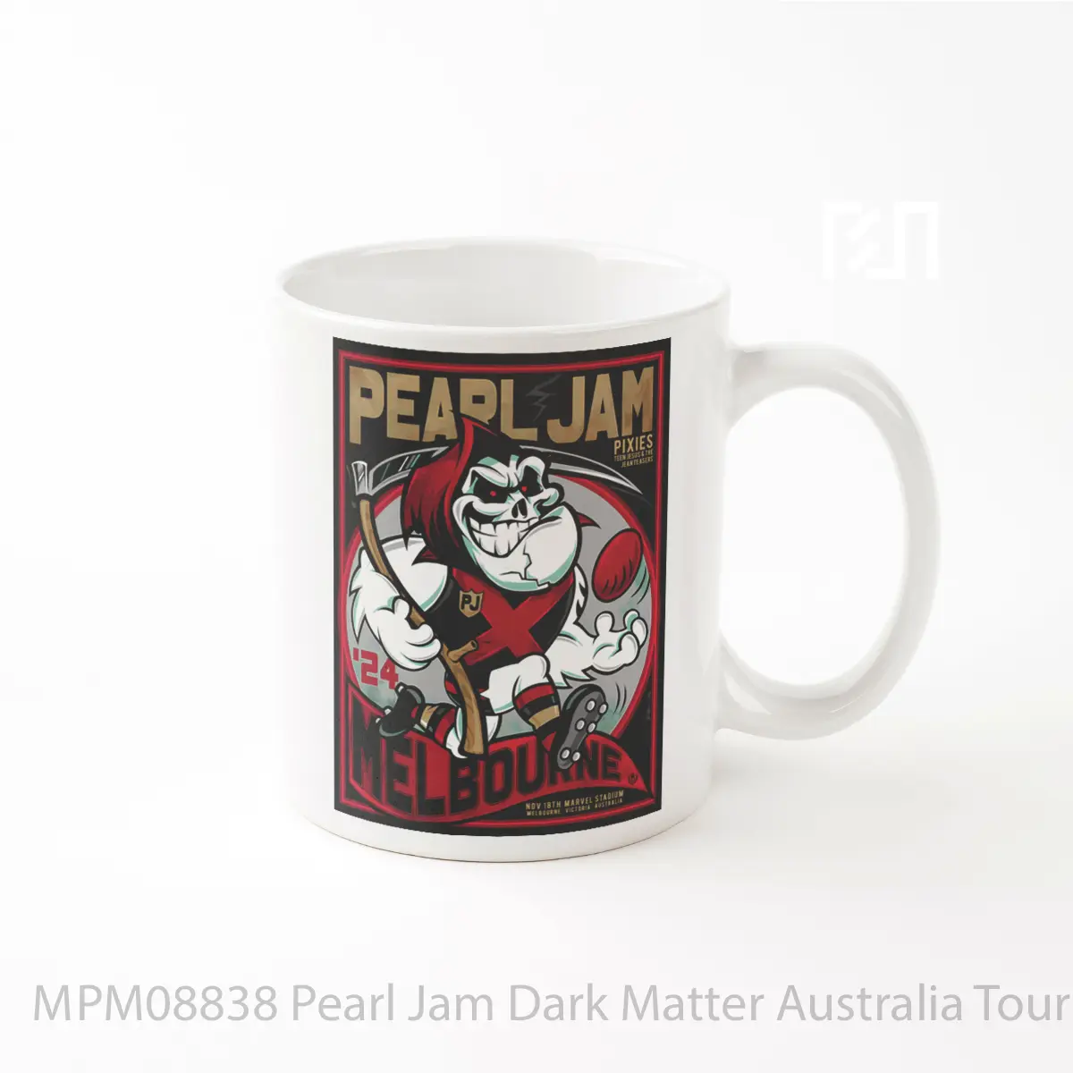 Mug Pearl Jam Dark Matter Australia Tour 2024 Melbourne Marvel Stadium 18 Nov MPM08838