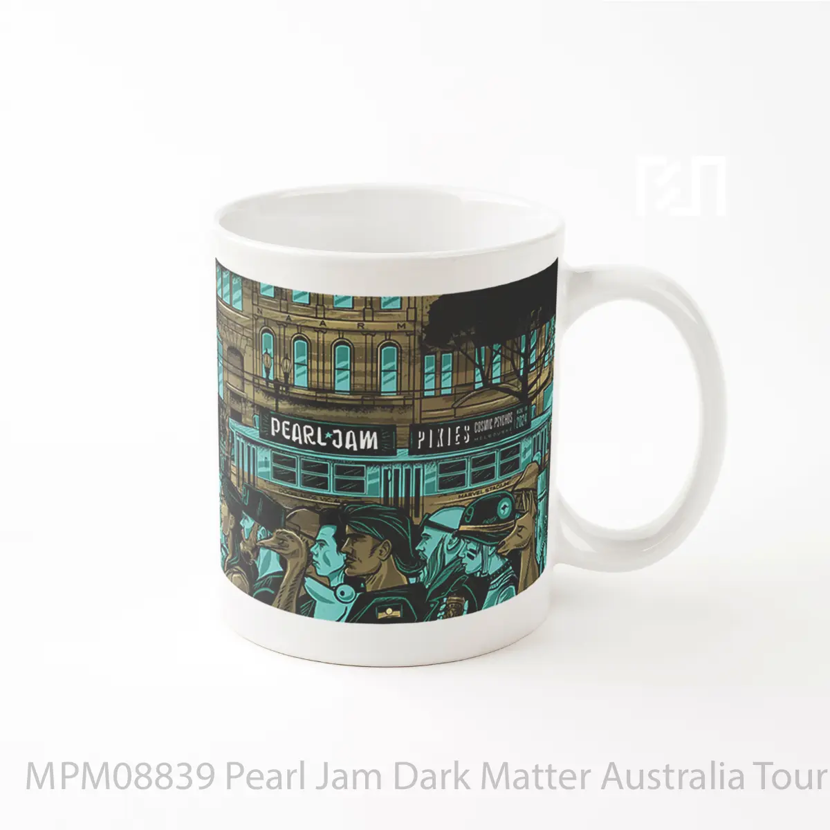 Mug Pearl Jam Dark Matter Australia Tour 2024 Melbourne MPM08839