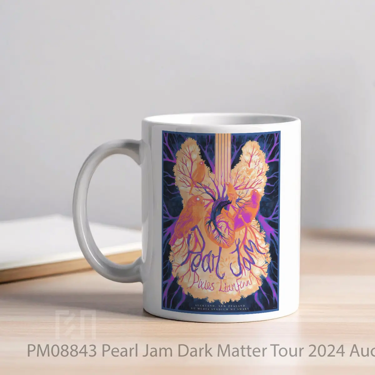 Mug Pearl Jam Dark Matter Tour 2024 Auckland Go Media Stadium Variant 1 MPM08843 - All-side / Desain