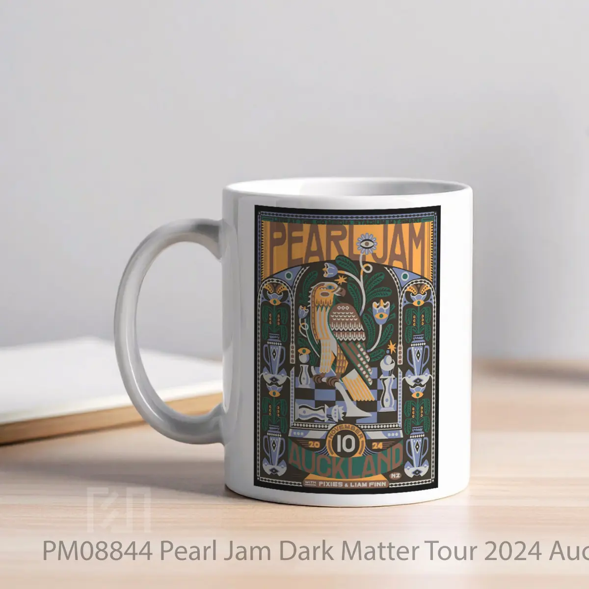Mug Pearl Jam Dark Matter Tour 2024 Auckland Go Media Stadium Variant 2 MPM08844 - All-side / Desain