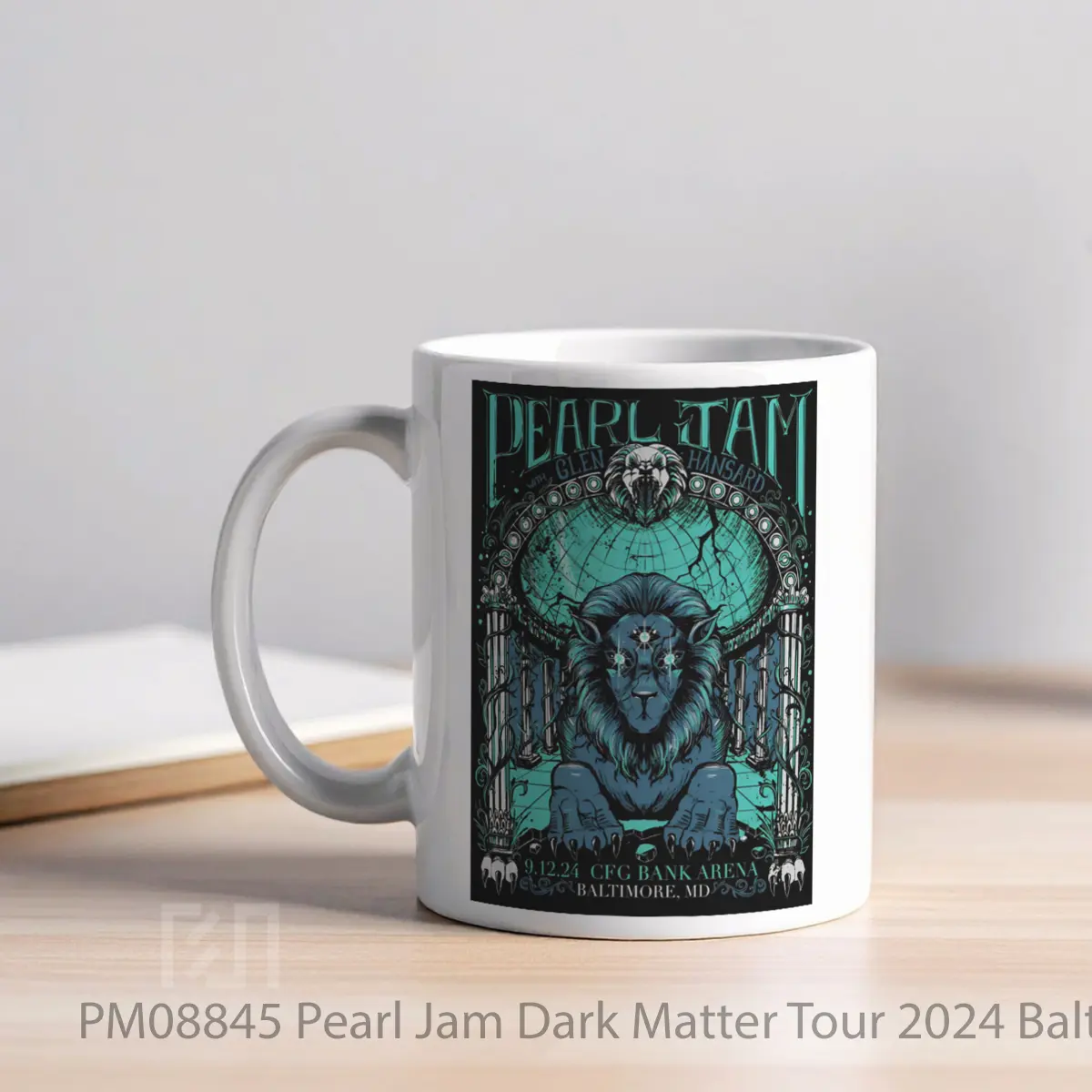 Mug Pearl Jam Dark Matter Tour 2024 Baltimore MPM08845 - All-side / Desain