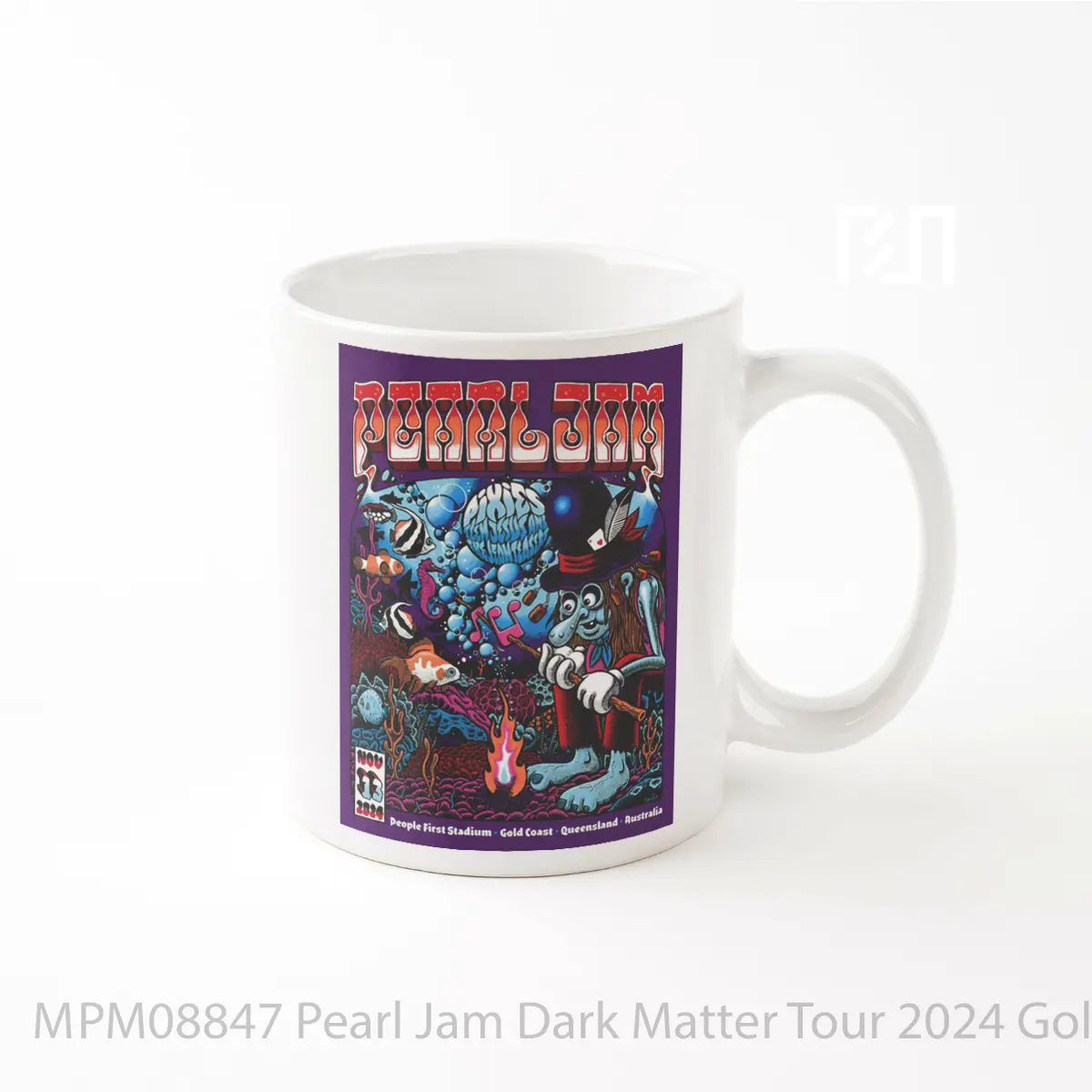 Mug Pearl Jam Dark Matter Tour 2024 Gold Coast People S First Stadium MPM08847