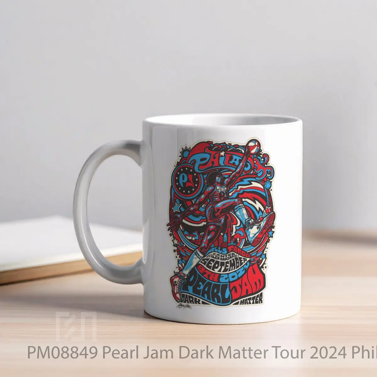 Mug Pearl Jam Dark Matter Tour 2024 Philadelphia MPM08849 - All-side / Desain