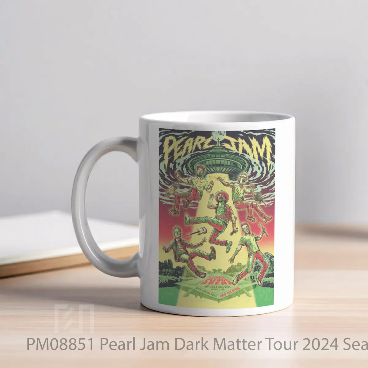 Mug Pearl Jam Dark Matter Tour 2024 Seattle Climate Pledge MPM08851 - All-side / Desain