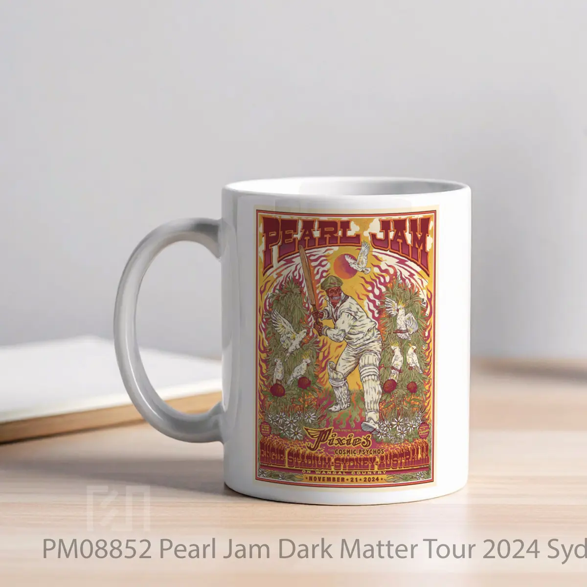 Mug Pearl Jam Dark Matter Tour 2024 Sydney Engie Stadium MPM08852 - All-side / Desain