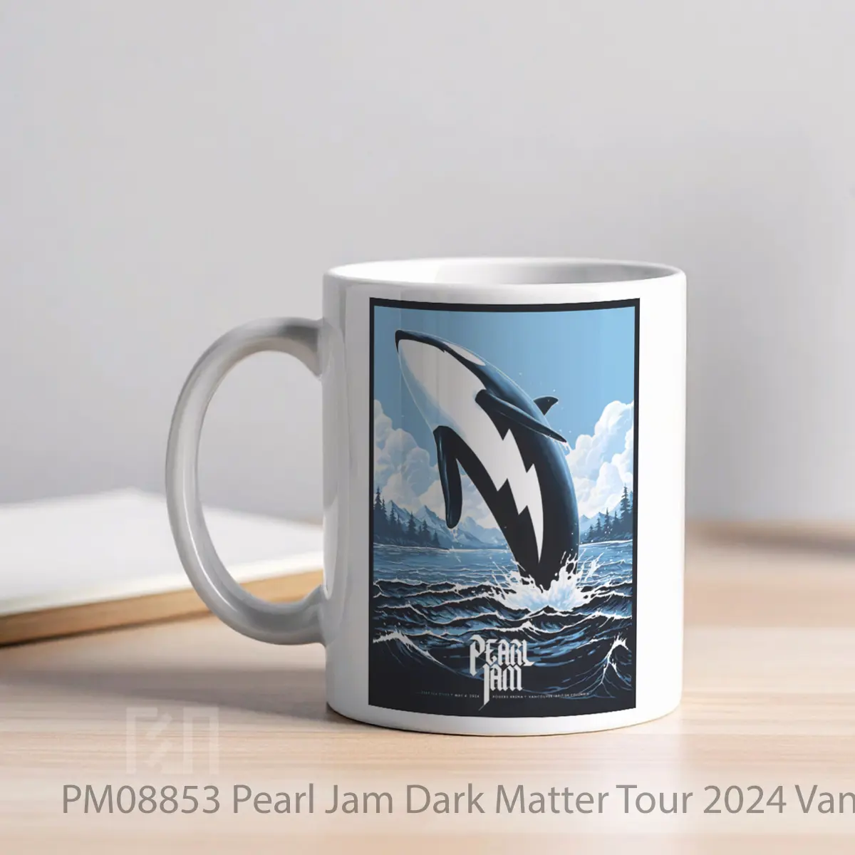 Mug Pearl Jam Dark Matter Tour 2024 Vancouver Rogers Arena MPM08853 - All-side / Desain