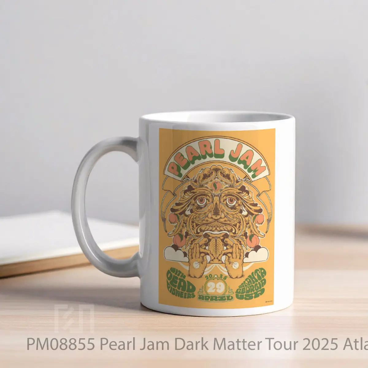Mug Pearl Jam Dark Matter Tour 2025 Atlanta State Farm Arena MPM08855 - All-side / Desain