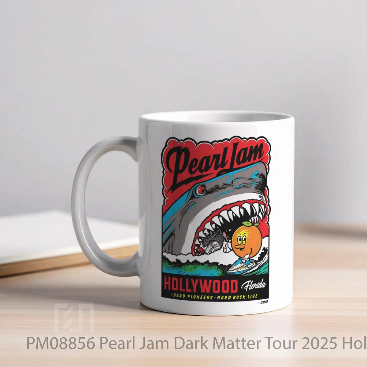 Mug Pearl Jam Dark Matter Tour 2025 Hollywood Fl MPM08856 - All-side / Desain