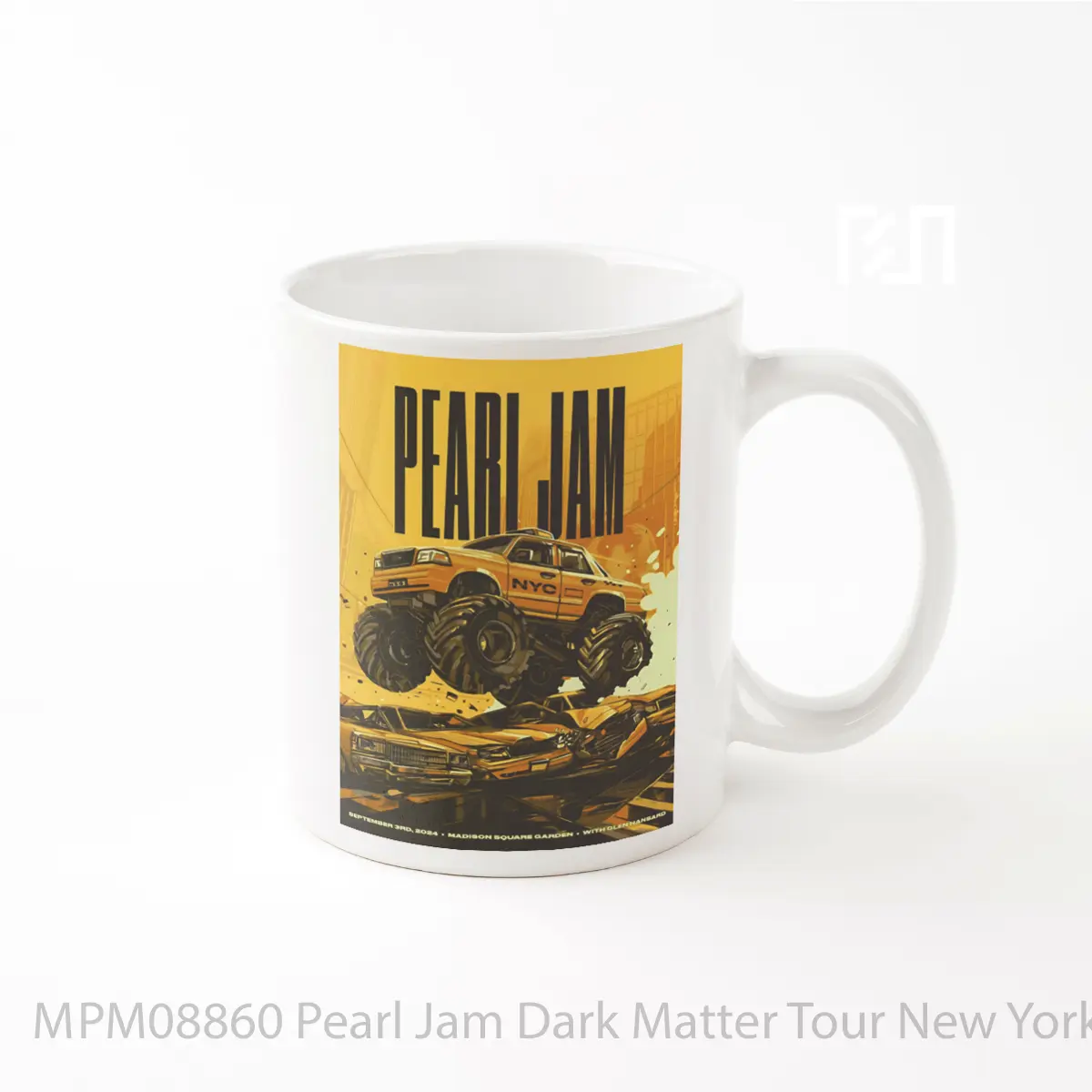 Mug Pearl Jam Dark Matter Tour New York Madison Square Garden 2024 MPM08860