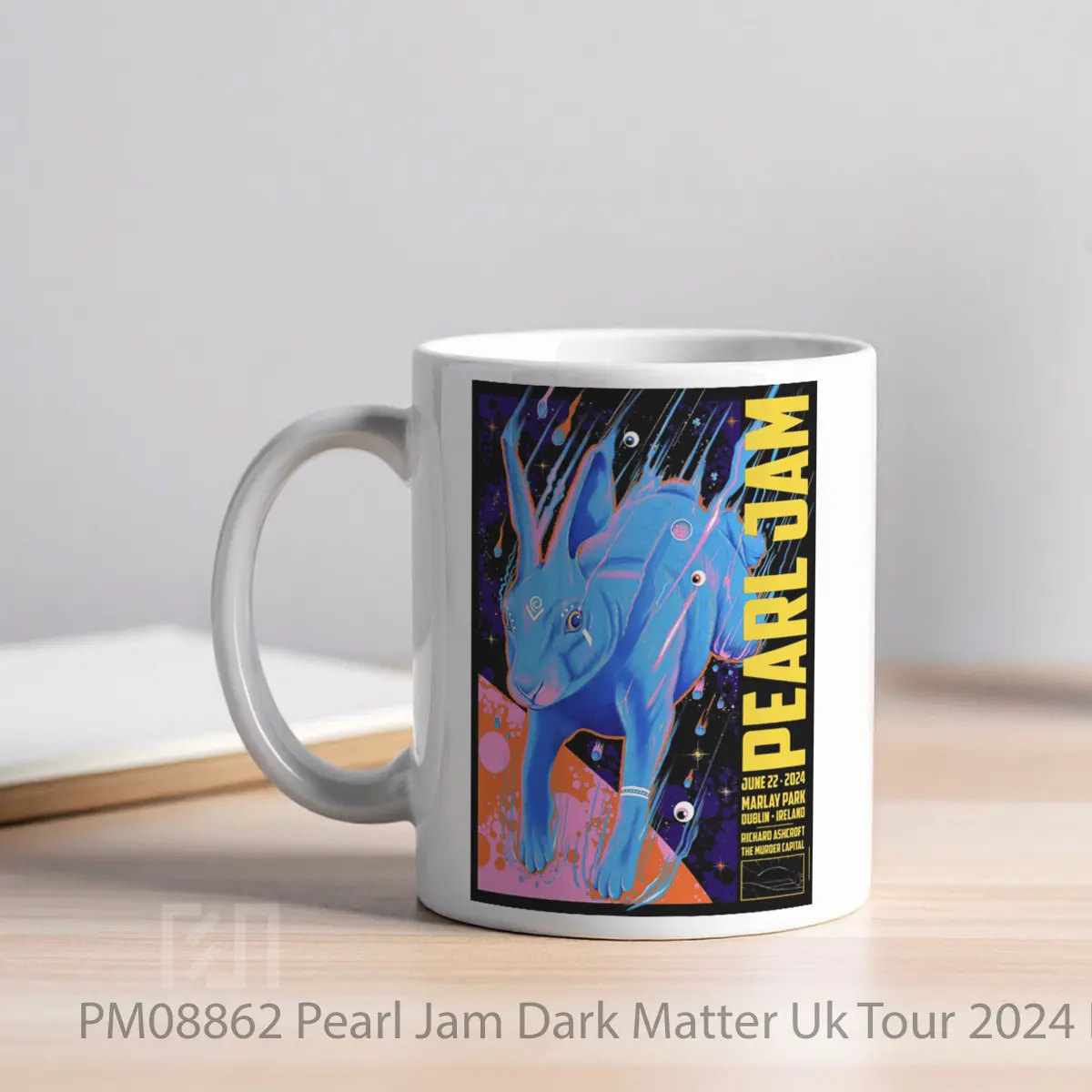 Mug Pearl Jam Dark Matter Uk Tour 2024 Dublin Marlay Park MPM08862 - All-side / Desain