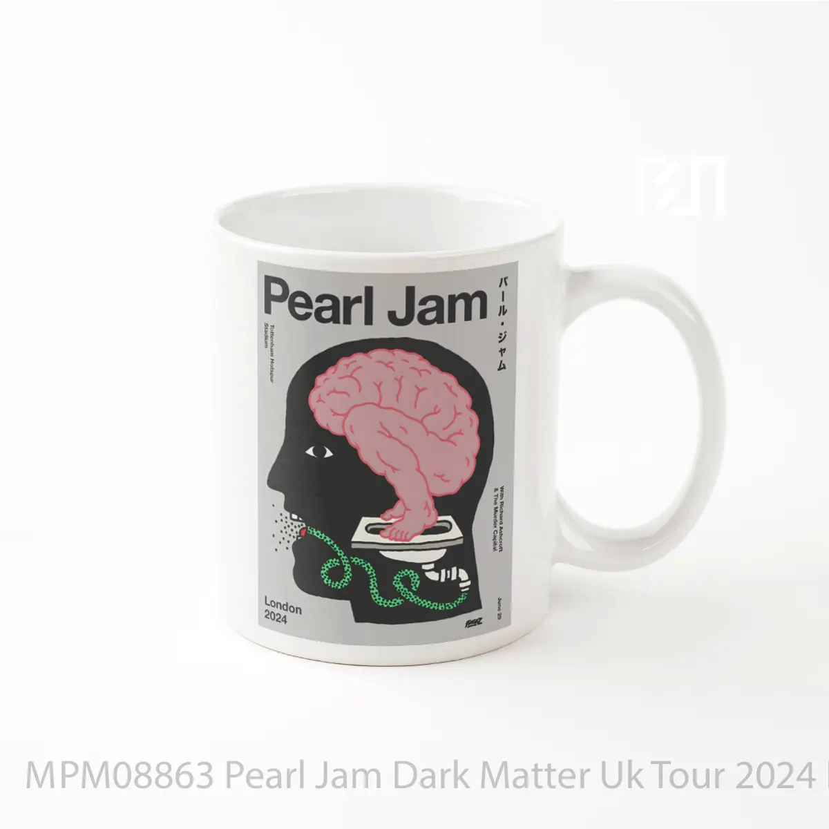 Mug Pearl Jam Dark Matter Uk Tour 2024 London Tottenham MPM08863