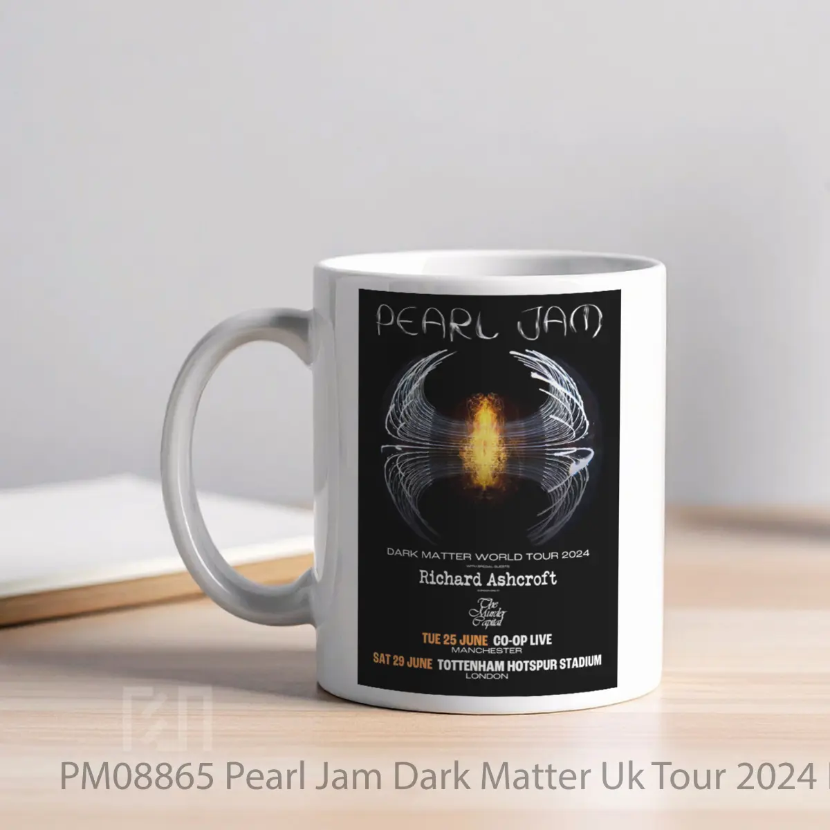 Mug Pearl Jam Dark Matter Uk Tour 2024 MPM08865 - All-side / Desain