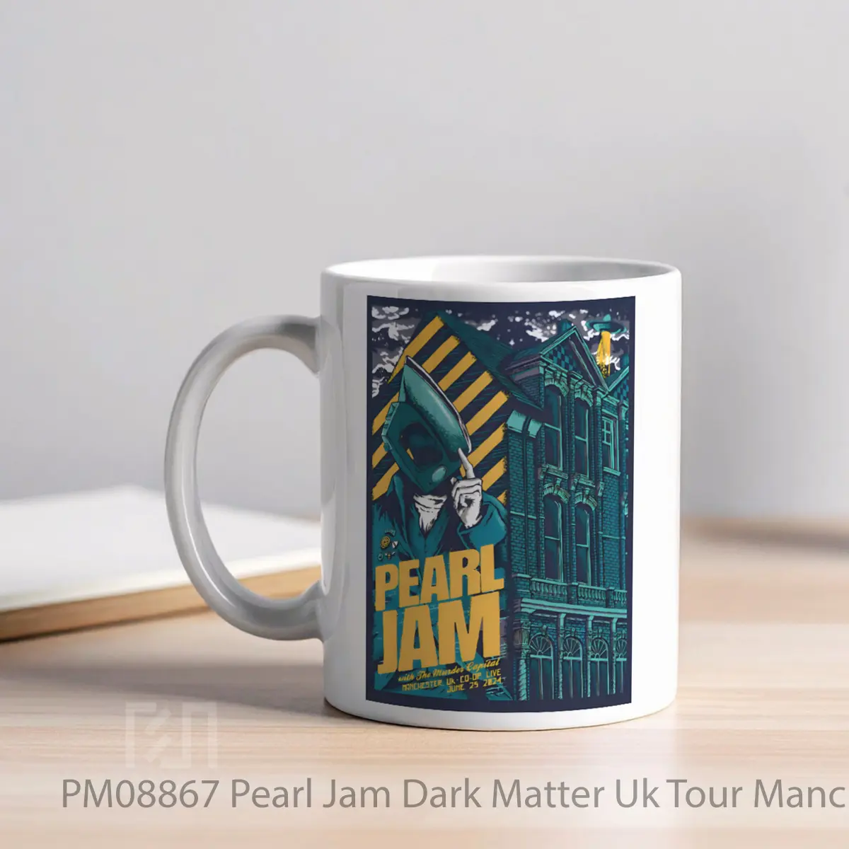 Mug Pearl Jam Dark Matter Uk Tour Manchester Co Op Live MPM08867 - All-side / Desain