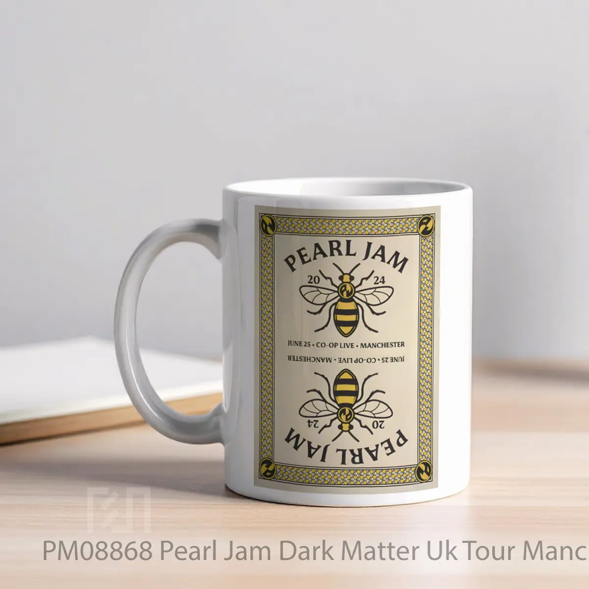 Mug Pearl Jam Dark Matter Uk Tour Manchester Coop Live MPM08868 - All-side / Desain