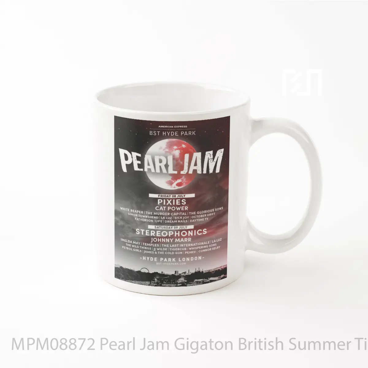 Mug Pearl Jam Gigaton British Summer Time Festival MPM08872