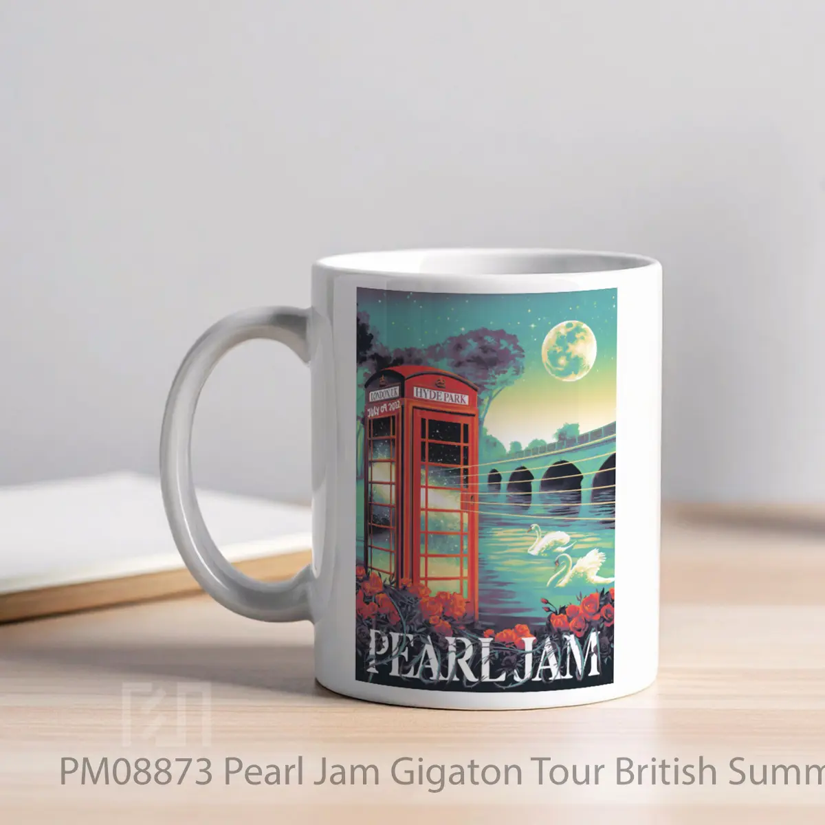 Mug Pearl Jam Gigaton Tour British Summer Time Festival MPM08873 - All-side / Desain