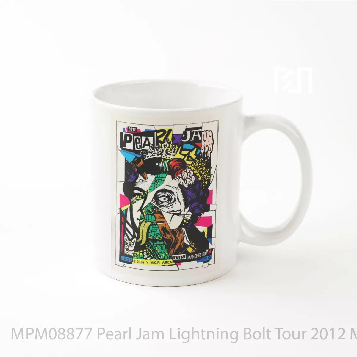 Mug Pearl Jam Lightning Bolt Tour 2012 Manchester Arena MPM08877