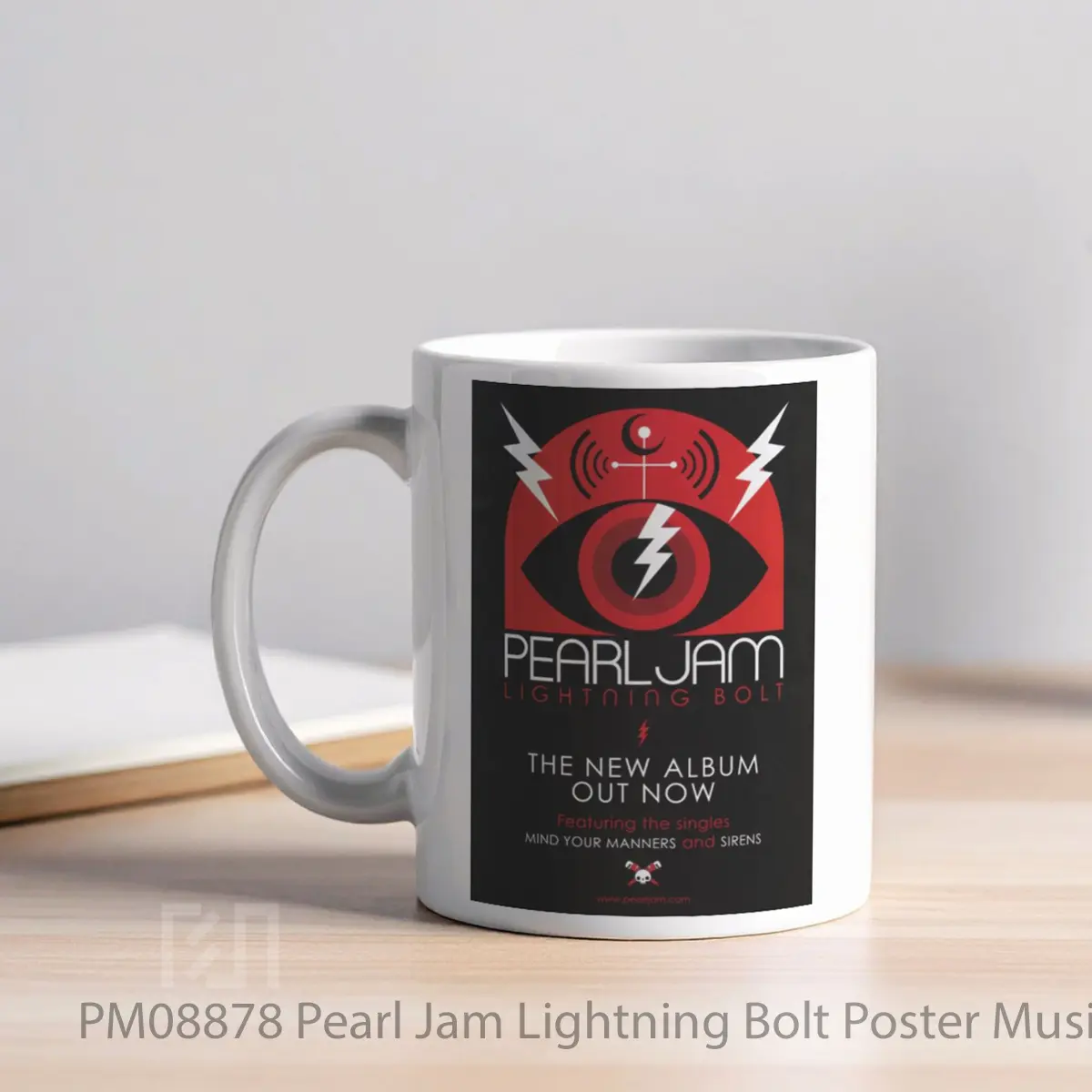 Mug Pearl Jam Lightning Bolt MPM08878 - All-side / Desain