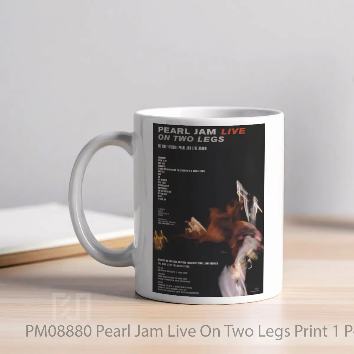 Mug Pearl Jam Live On Two Legs Print 1 MPM08880 - All-side / Desain