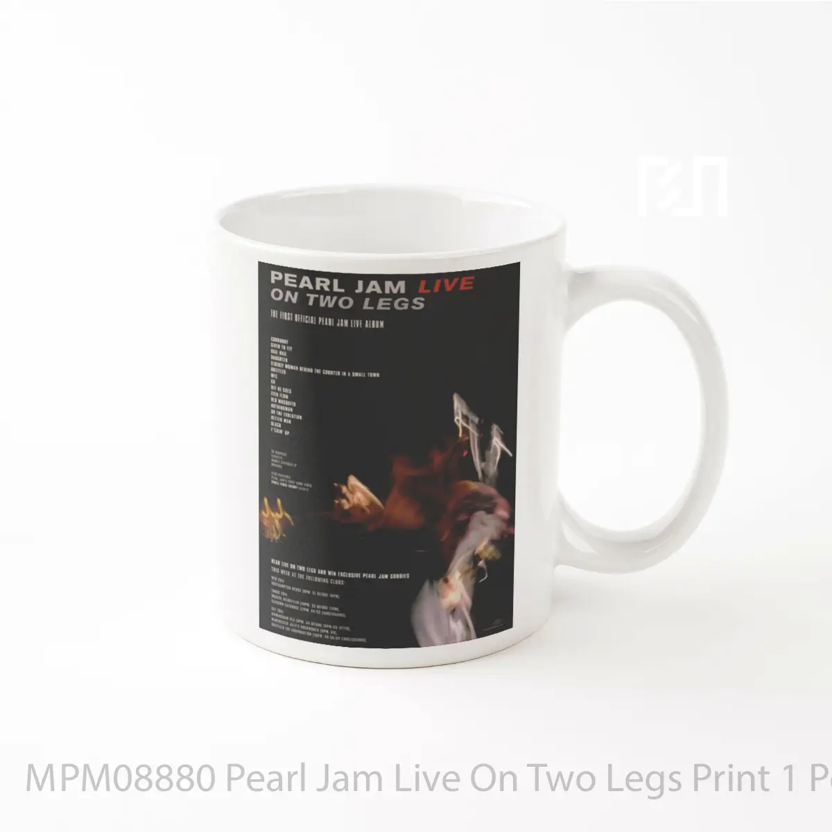 Mug Pearl Jam Live On Two Legs Print 1 MPM08880