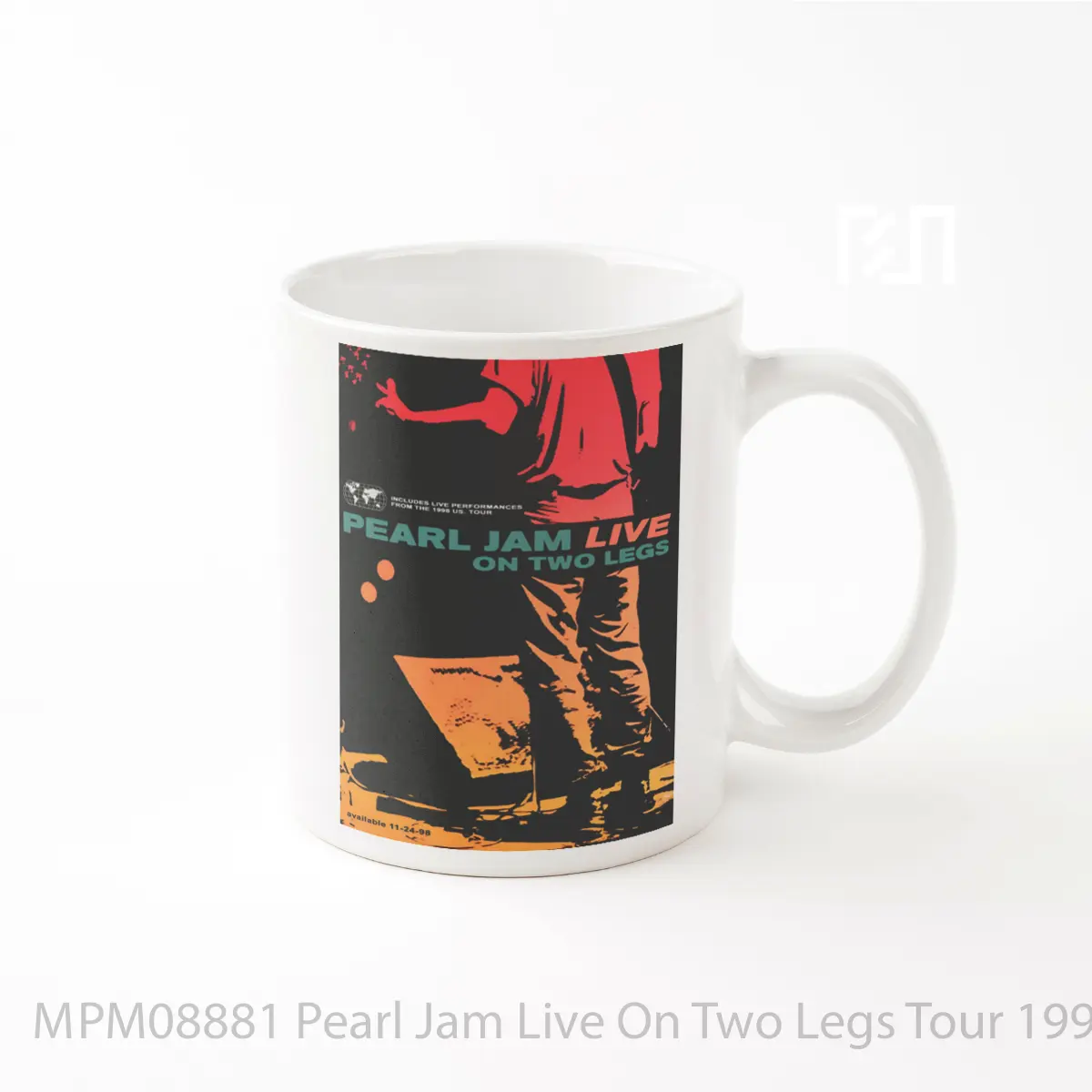 Mug Pearl Jam Live On Two Legs Tour 1998 Print MPM08881