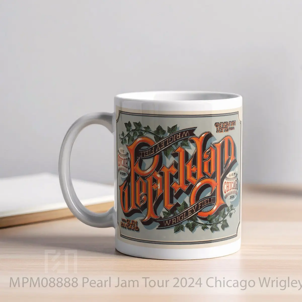 Mug Pearl Jam Tour 2024 Chicago Wrigley Field MPM08888 - All-side / Desain