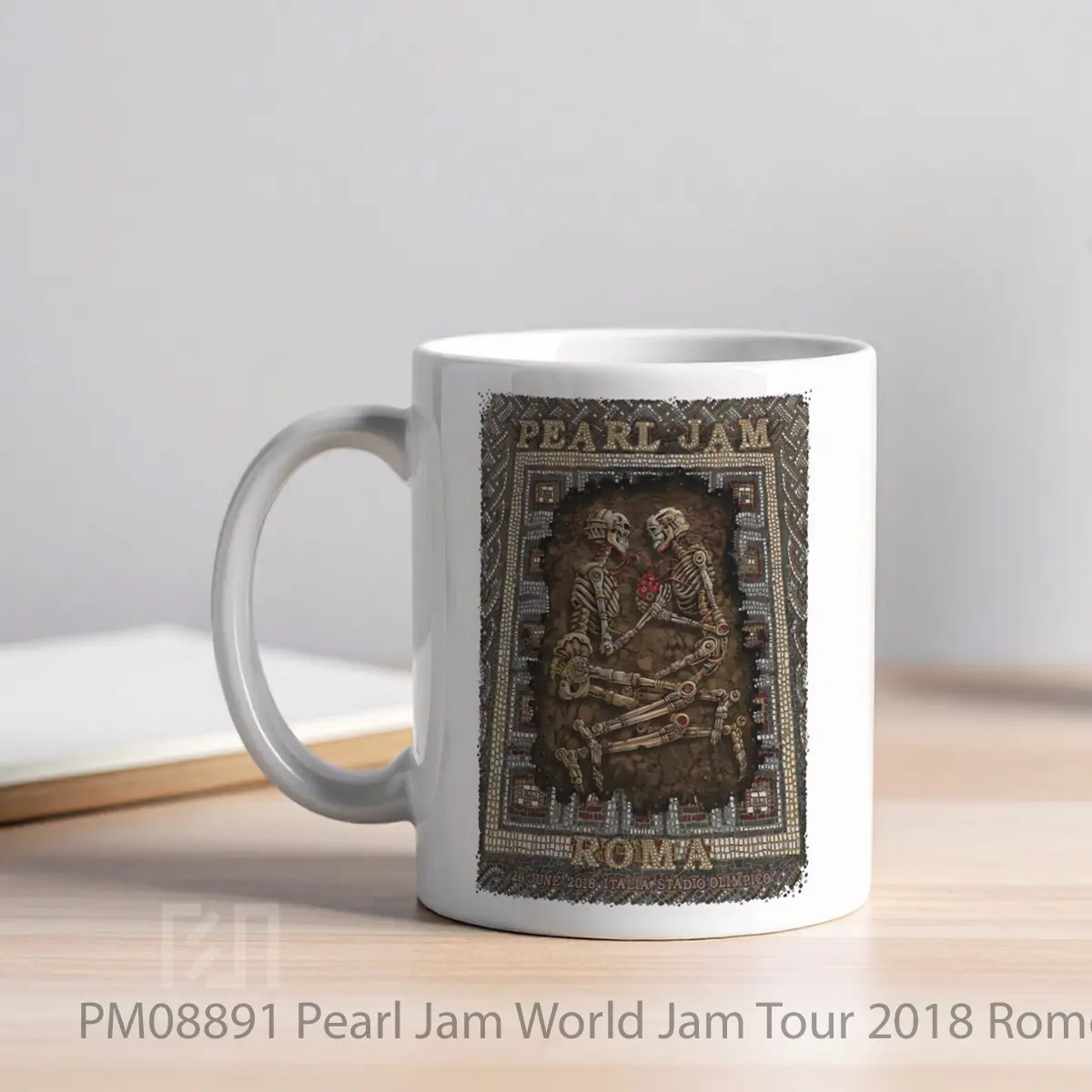 Mug Pearl Jam World Jam Tour 2018 Rome MPM08891 - All-side / Desain