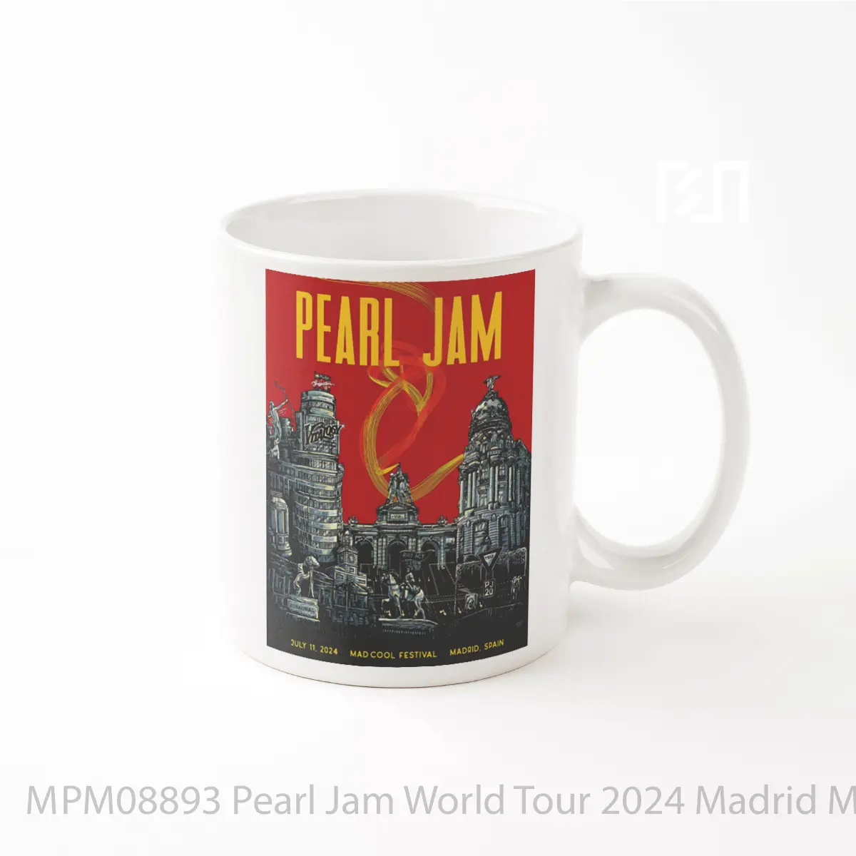 Mug Pearl Jam World Tour 2024 Madrid Mad Cool Festival MPM08893