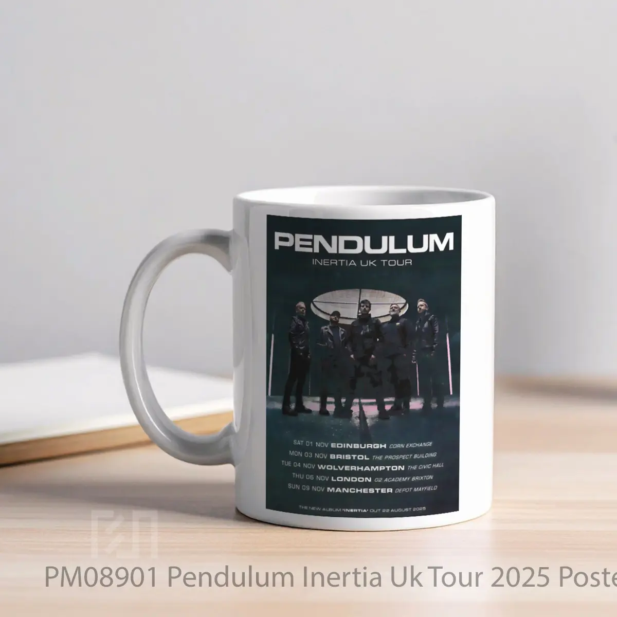 Mug Pendulum Inertia Uk Tour 2025 MPM08901 - All-side / Desain