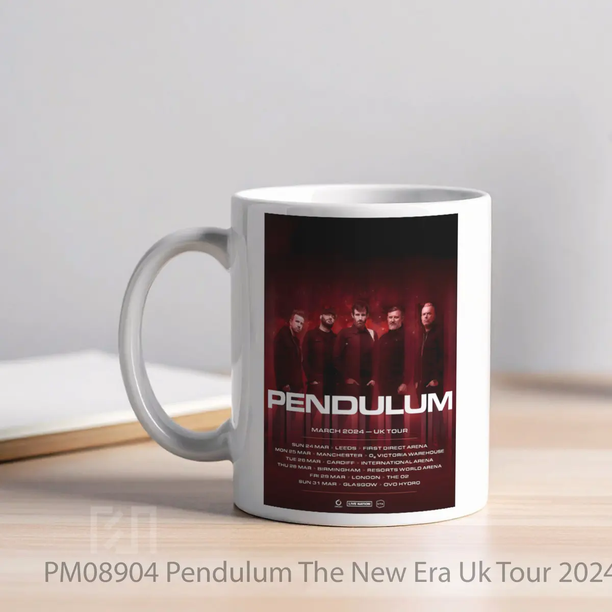 Mug Pendulum The New Era Uk Tour 2024 MPM08904 - All-side / Desain