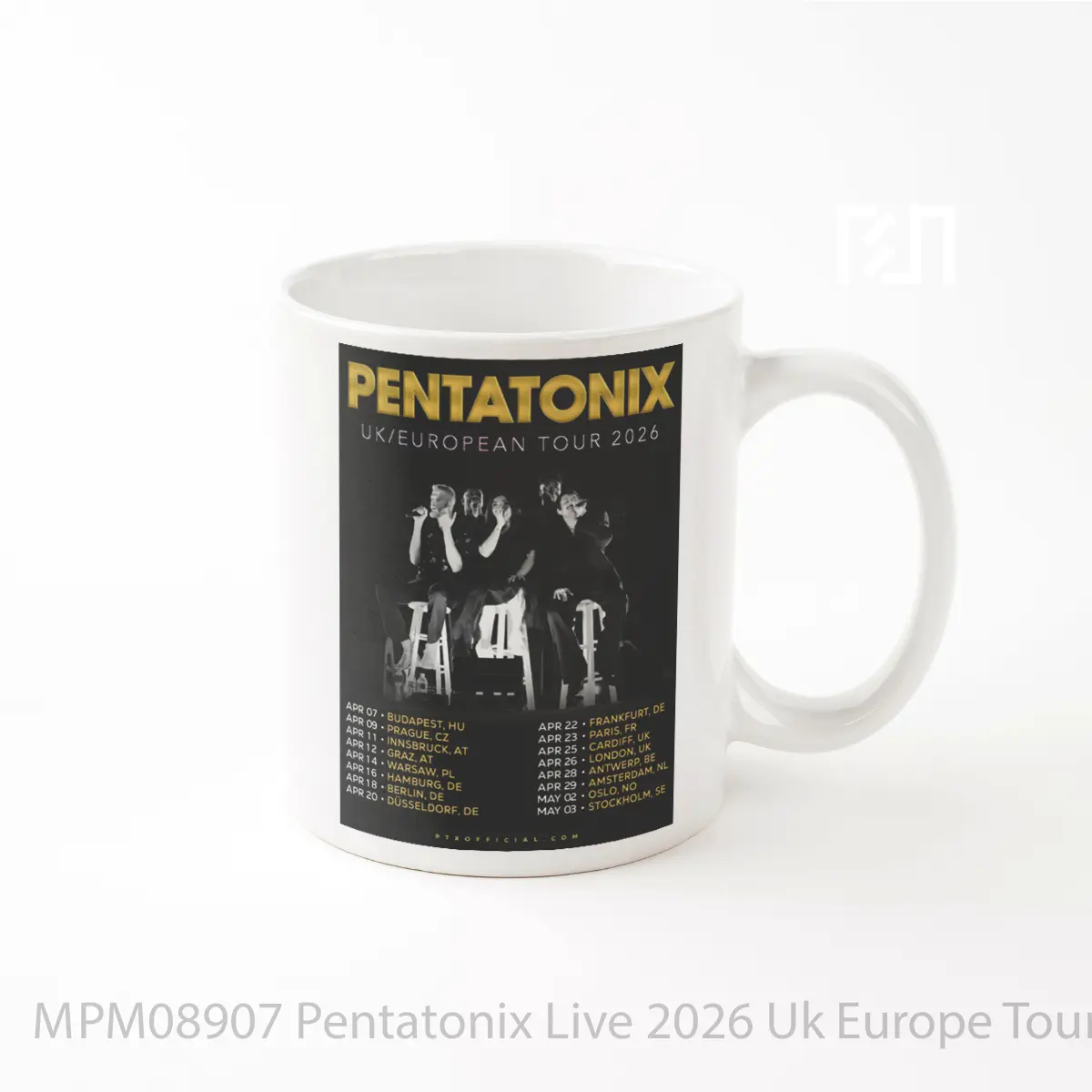 Mug Pentatonix Live 2026 Uk Europe Tour MPM08907