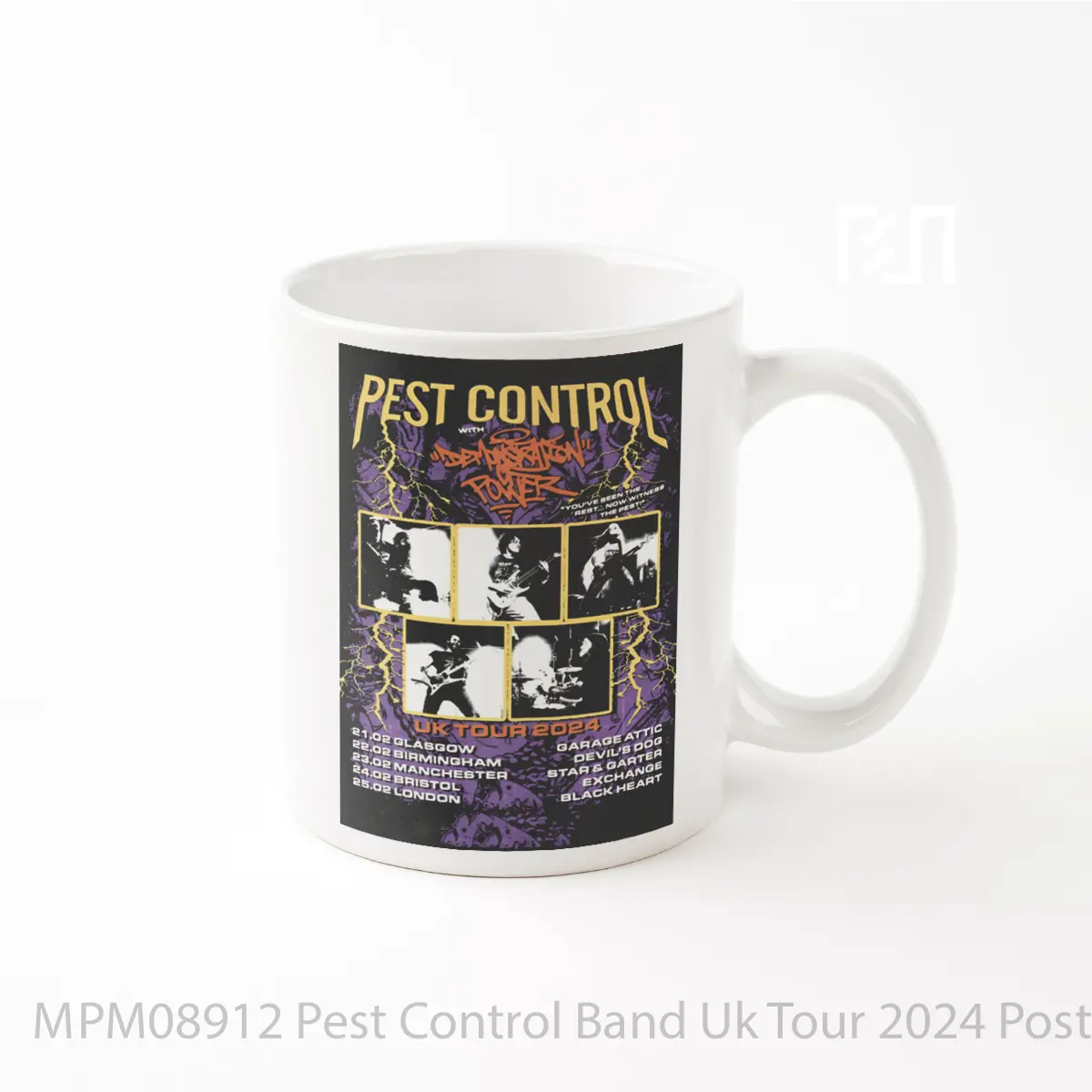 Mug Pest Control Band Uk Tour 2024 MPM08912